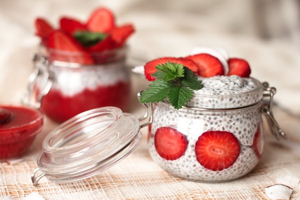 Chia-pudding-with-strawberries-in-small-bowls-on-a-linen-tablecloth-Rustic-style_shutterstock_621918056.jpg